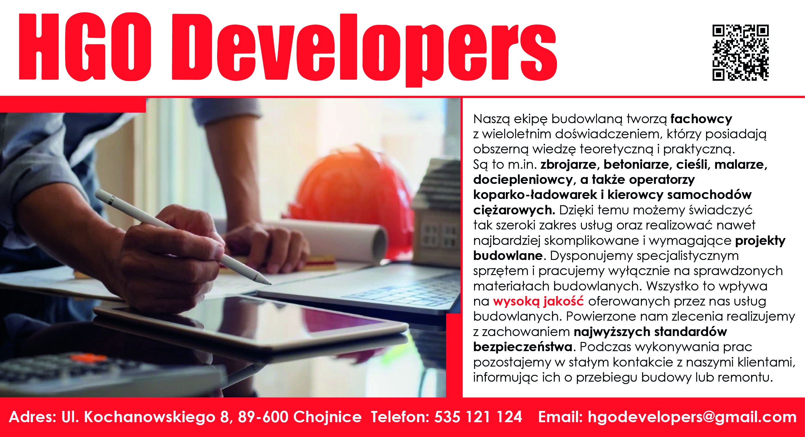 Budowa Domów Chojnice HGO DEVELOPERS - deweloper CHOJNICE deweloper CHOJNICE